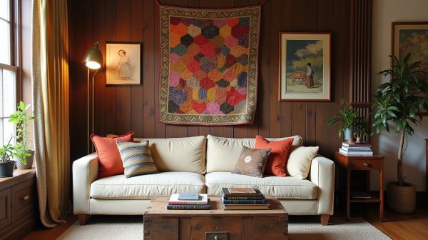 Transformer votre salon avec un look bohème chic